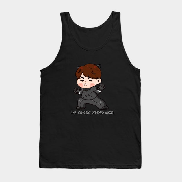 Suga the lil meow meow man Tank Top by Byunfrog